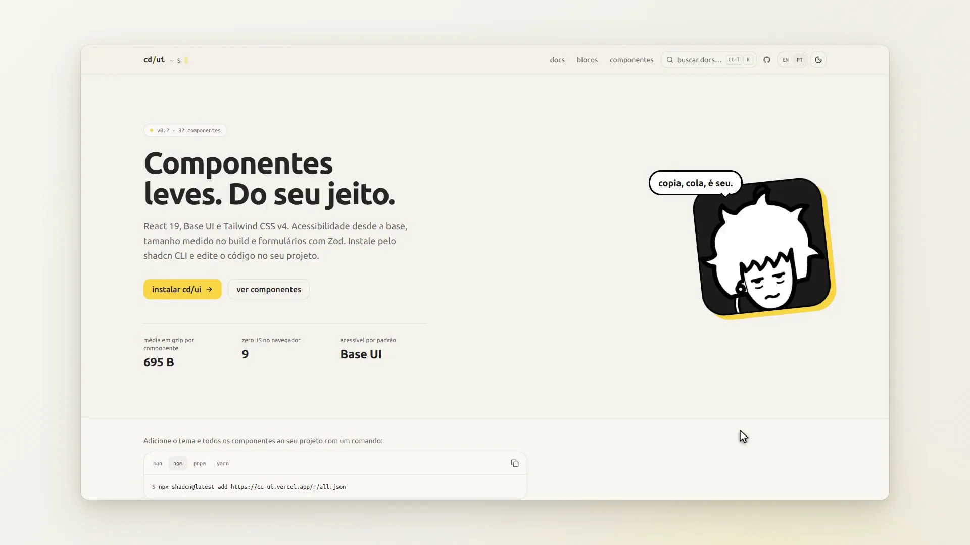 captura de tela de cd/ui