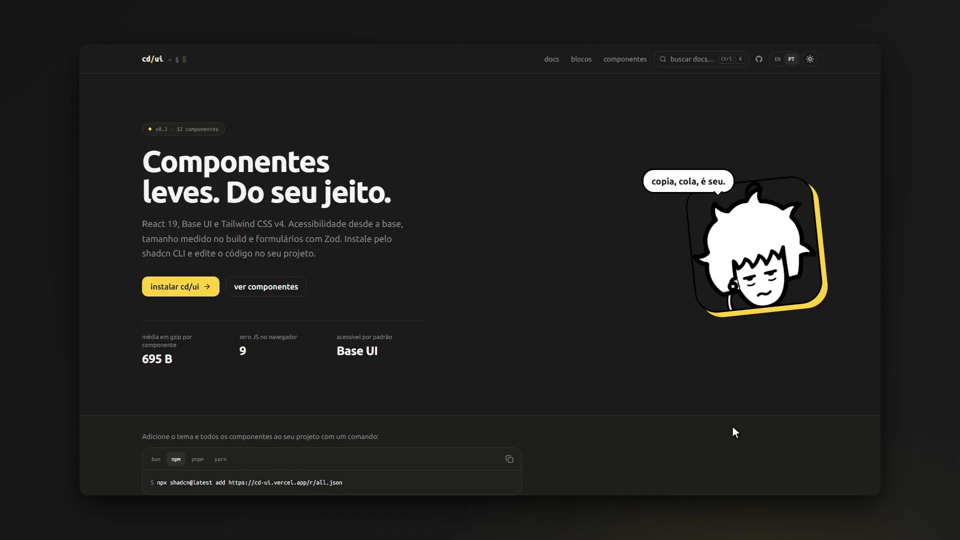 captura de tela de cd/ui